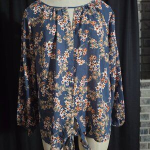 West Kei Navy Blouse